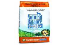 Natural Balance Lid Sweet Potato and Fish Dry Dog Food 13Lb