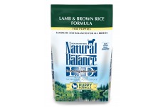 Natural Balance Lid Lamb and Brown Rice Puppy Formula Dry Dog Food 4.5Lb