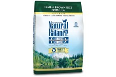Natural Balance Lid Lamb and Brown Rice Puppy Formula Dry Dog Food 12Lb
