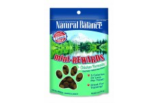 Natural Balance Pet Foods Mini Rewards Chicken Formula Semi-Moist Dog Treats 4 Oz, Mini