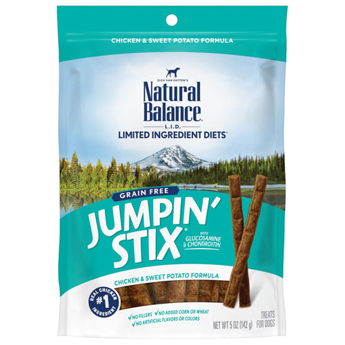 Natural Balance Pet Foods L.I.T Hip-Stix Chicken Formula Semi-Moist Dog Treats 5 oz