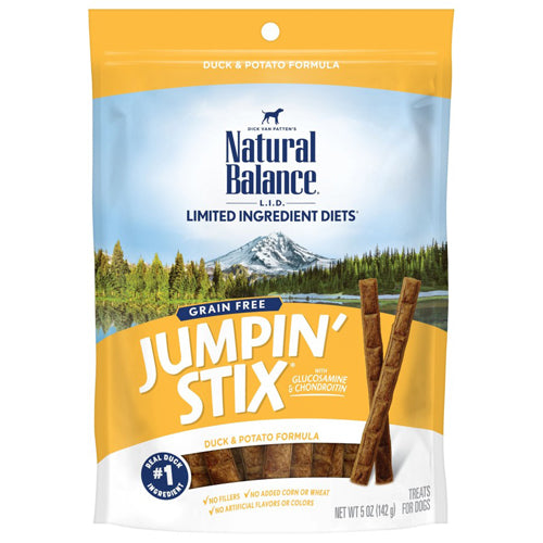 Natural Balance Pet Foods L.I.T Hip-Stix Duck Formula Semi-Moist Dog Treats 5 oz