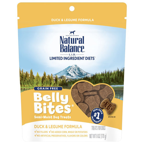 Natural Balance Pet Foods Duck & Legume Dog Treats 6 oz