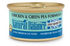 Natural Balance Pet Foods L.I.D. Chicken & Green Pea Formula Canned Cat Wet Food 5.5 oz 24 Pack