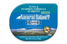Natural Balance Pet Foods L.I.D. Tuna & Pumpkin Formula in Broth Cat Wet Food 2.75 oz 24 Pack