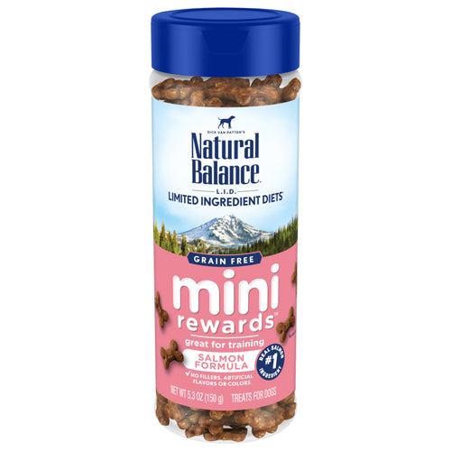 Natural Balance Pet Foods LID Mini Rewards Soft & Chewy Salmon Dog Treats 5.3 oz