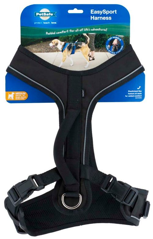 EasySport Comfortable Dog Harness Black Medium