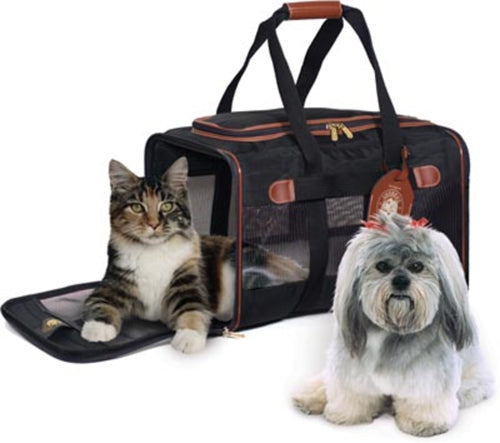 Sherpa's Pet Trading Company Original Deluxe Pet Carrier Black Small