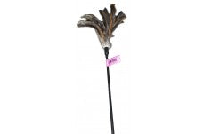 Cat Claws Cat Teaser Wiggler Wand Cat Toy Black, White 30 in