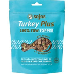 Sojos Turkey Plus Topper Dog Food 4Oz