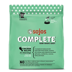 Sojos Complete Grain-Free Adult Pork Recipe Freeze-Dried Raw Dog Food, 1.75 Lbs