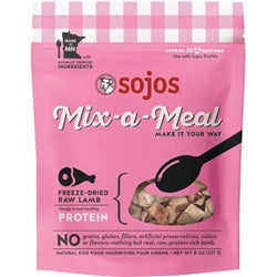 Sojos Mix-A-Meal Lamb Grain-Free Freeze-Dried Raw Dog Food Topper, 8 Oz