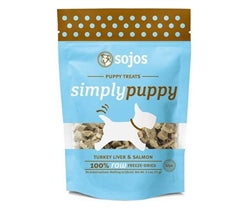 Sojos Dog Puppy Turkey Salmon Treat 2.5 Oz.