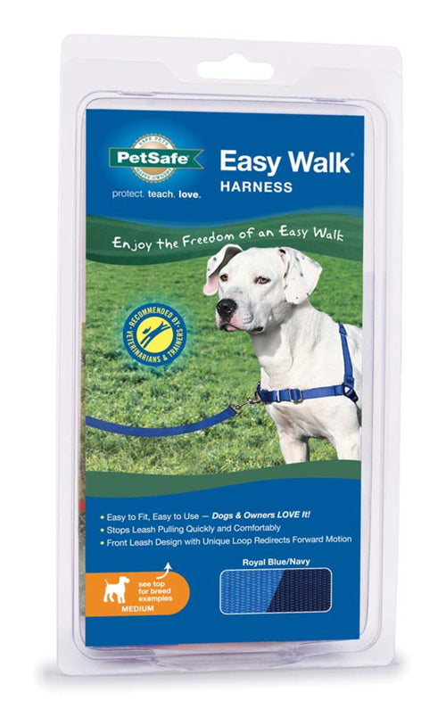 PetSafe Easy Walk Dog Harness Royal Blue, Navy Medium