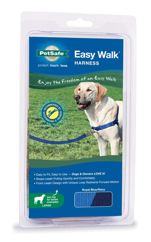 PetSafe Easy Walk Dog Harness Royal Blue, Navy Large