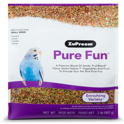 ZuPreem Pure Fun Bird Food for Small Birds 2 lb