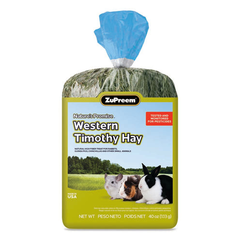 Zupreem Natures Promise Western Timothy Hay For Small Animals 40 Oz