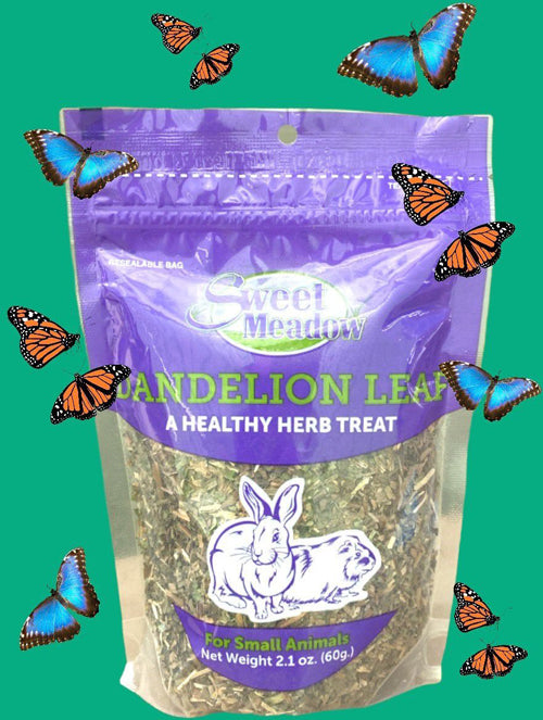 Sweet Meadow Farm Dandelion Leaf Healthy Herb Small Animal Treat 1ea/2.1 oz