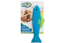 OurPets 100% Catnip Filled Fish 'Annette' Cat Toy Blue