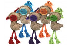 Multipet Twill Birds Dog Toy