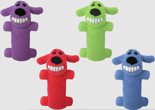 Multipet Loofa Dog Toy Assorted Mini 6 in