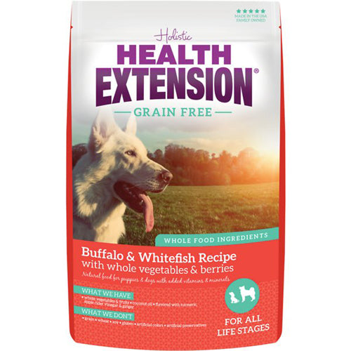 Health Extension Grain Free ~ Buffalo & Whitefish  1lb