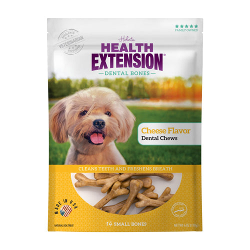 Health Extension Dental Bones - Small - Cheese  14pk