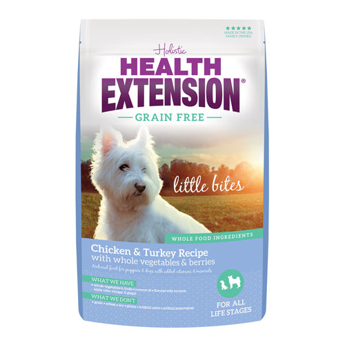 Health Extension Grain Free ~ Little Bites ~ Chicken & Turkey 12lb