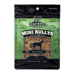 Redbarn Pet Products Bully Springs Dog Treat Mini, 6 Pk