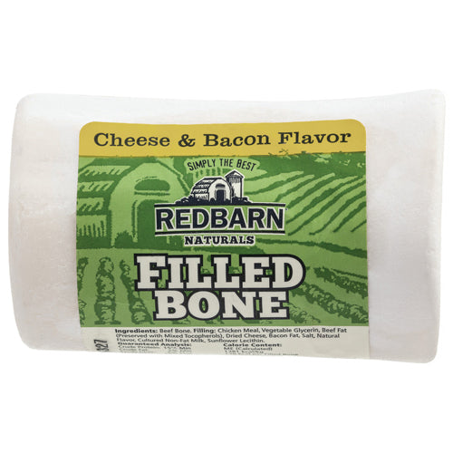 Redbarn Pet Products Filled Bone Natural Cheese & Bacon Dog Treat Small 20ct