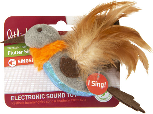 Petlinks Flutter Singer Hummingbird Electronic Sound Cat Toy Multi-Color One Size