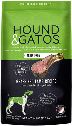 Hound & Gatos Dog Grain Free Lamb 24Lb