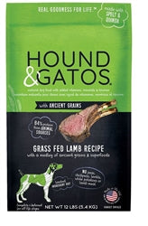 Hound & Gatos Dog Grain Free Ancient Grains Lamb 4Lb