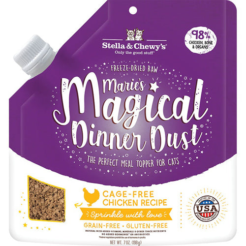 Stella & Chewys Cat Freeze-Dried Marie Magical Dinner Dust Chicken 7Oz