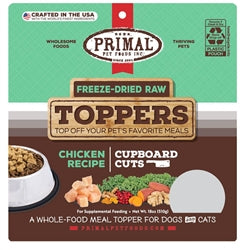 Primal Dog/Cat Fd Raw Topper Cupboard Cuts Chicken 18Oz