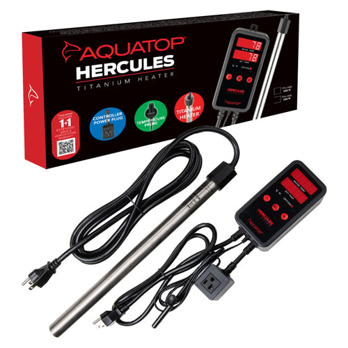 Aquatop Hercules Titanium Heater with Dual Digital InLine Controller 1ea/1000 W