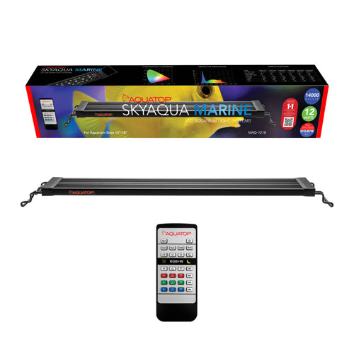 Aquatop SkyAqua Marine LED Light Fixture with IR Remote 1ea/12 W, 1218 in