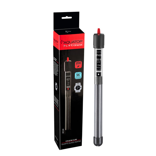 Aquatop Quartz Platinum Glass Heater 1ea/4060 gal, 200 W