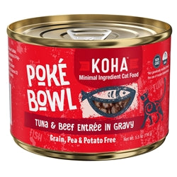 Koha Cat Grain Free Pok?? Tuna & Beef 5.5oz.(Case of 24)