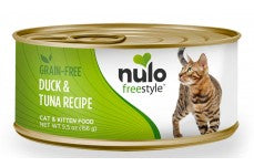 Nulo Grain Free Duck & Tuna Recipe Canned Cat Wet Food 5.5 oz 24 Pack