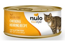 Nulo Grain Free Chicken and Herring Recipe Canned Cat Wet Food 24Ea/5.5 Oz, 24 Pk