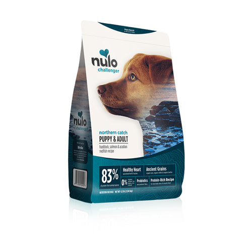 Nulo Challenger Northern Catch Haddock, Salmon, & Redfish Dry Dog/Pup Food 4.5 lb