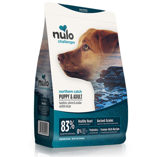 Nulo Challenger Northern Catch Haddock, Salmon, & Redfish Dry Dog/Pup Food 11 lb