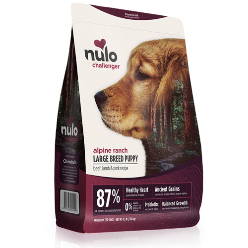 Nulo Challenger Alpine Ranch Beef, Lamb & Pork Dry Dog & Puppy Food 11 lb