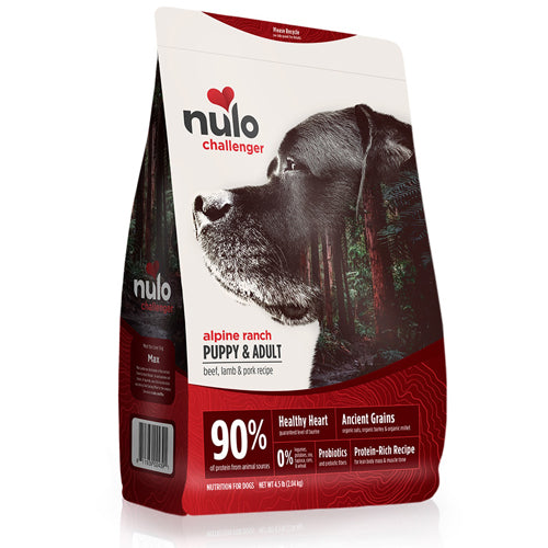 Nulo Challenger Alpine Ranch Beef, Lamb & Pork Dry Dog & Puppy Food 24 lb