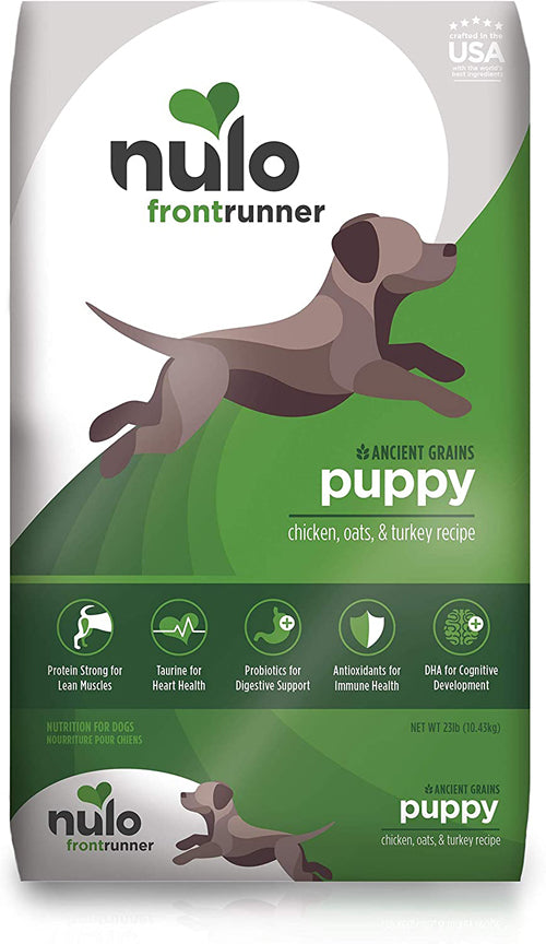 Nulo Frontrunner Chicken Oats & Turkey Dry Puppy Food 23 lb