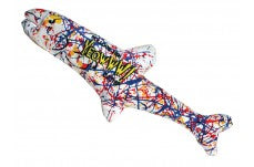 Yeowww! Pollock Fish Catnip Toy Multi-Color 11 in