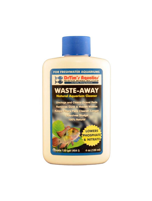 Dr. Tim's Aquatics Waste-Away Natural Aquarium Cleaner for Freshwater Aquarium 4 fl. oz