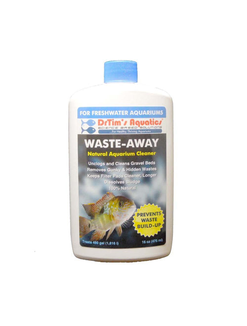 Dr. Tim's Aquatics Waste-Away Natural Aquarium Cleaner for Freshwater Aquarium 16 fl. oz