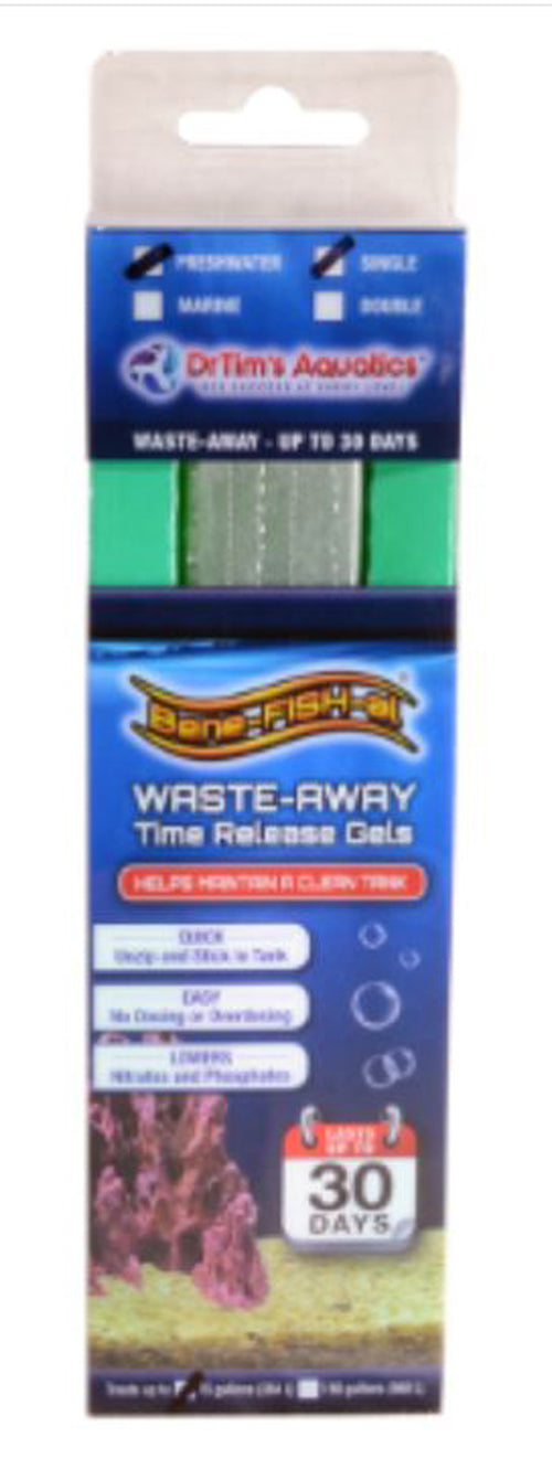 Dr. Tim's Aquatics Waste-Away Freshwater Time Release Gel Water Clarifier 2 Pack Large
